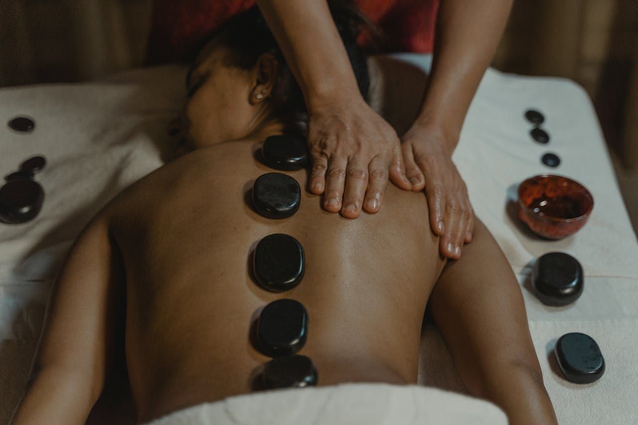 Hot stone massage