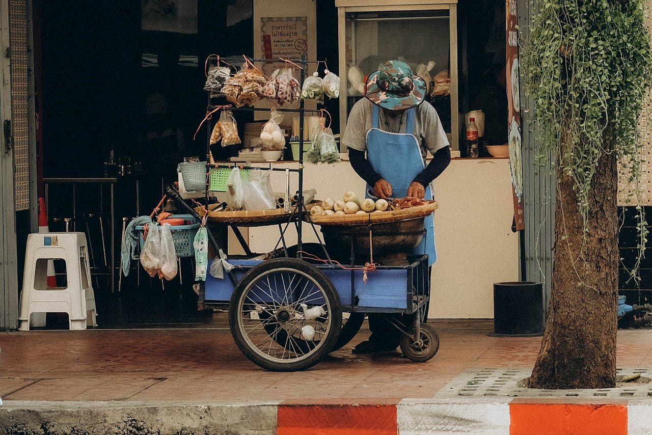 Street food vendor in Thailand