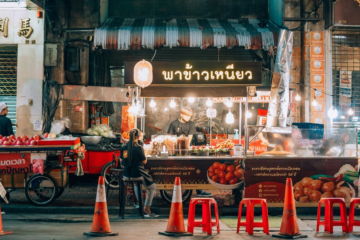 Desserts street food in Bangkok