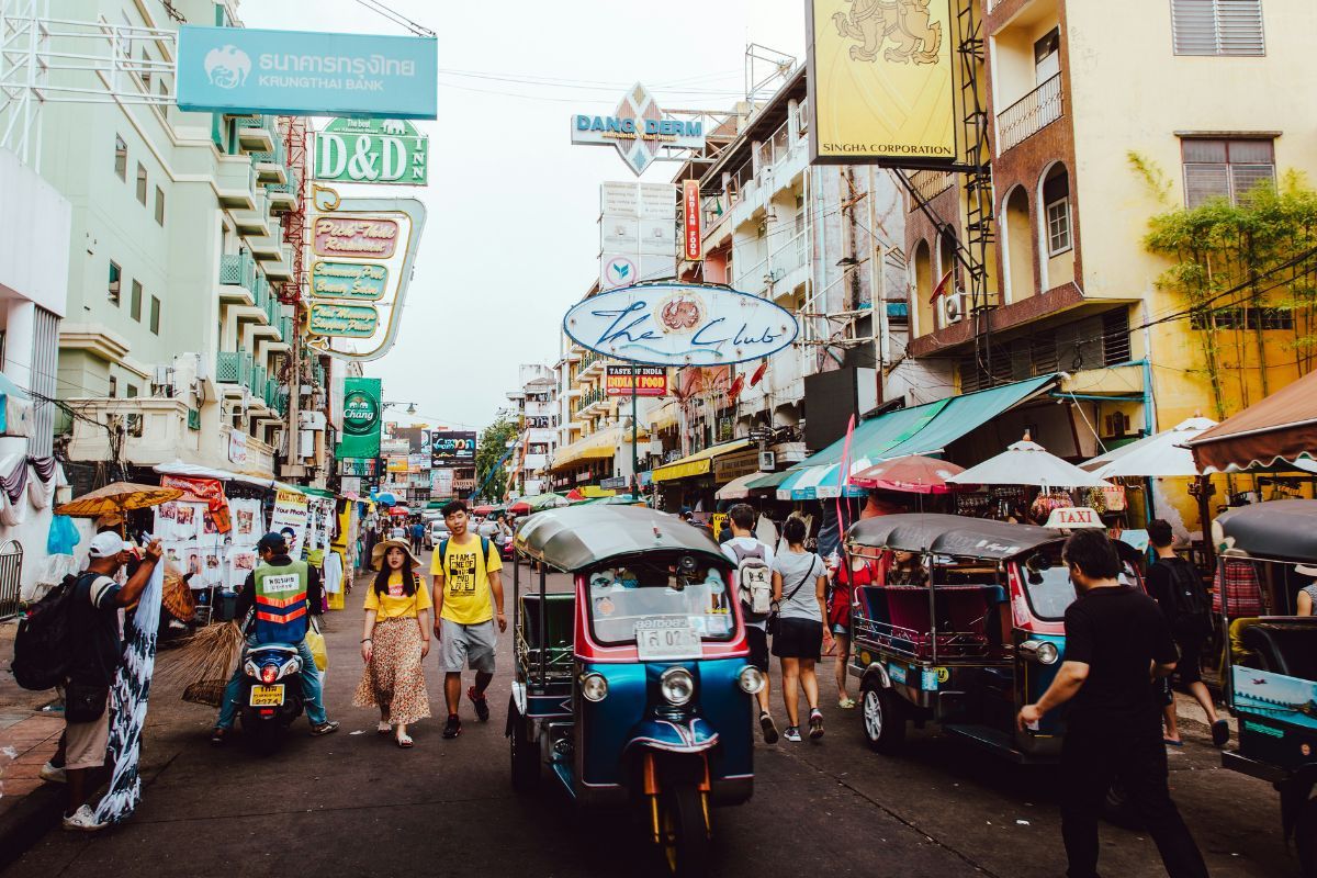 Khao san road tuk tuk