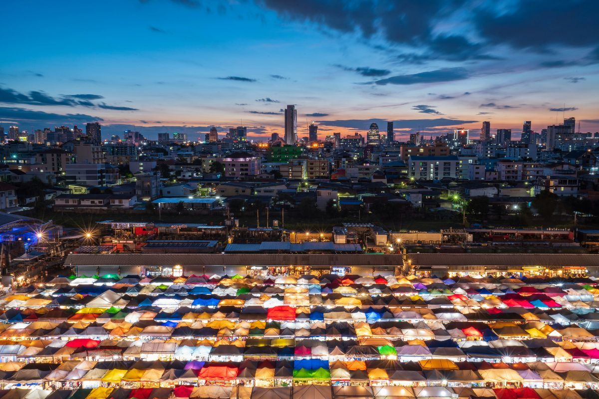 Night market in Bangkok
